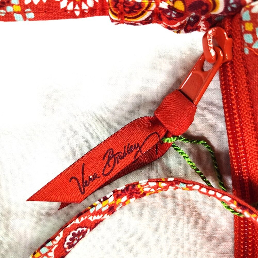 Vera Bradley Amy Paprika Small Crossbody Tag Country Gathering Unused Vintage - Picture 3 of 12